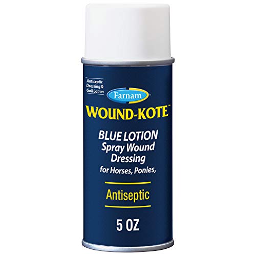 Farnam Wound-Kote Blue Lotion Spray Horse Wound Care for use on Horses Vero Beach Equestrian Club Farnam Wound-Kote Blue Lotion Spray Horse Wound Care for use on Horses Vero Beach Equestrian Club