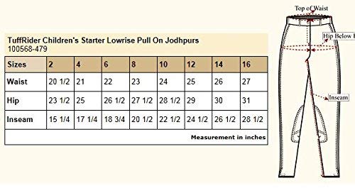 TuffRider Girl's Starter Lowrise Pull-On Jods Breec