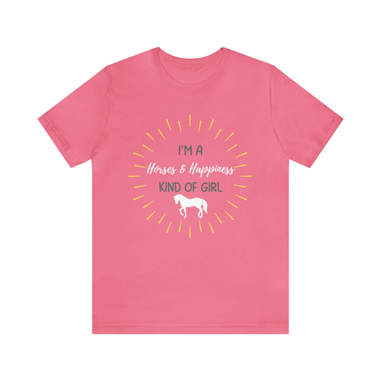 Horses & Happiness Women's Short Sleeve Tee