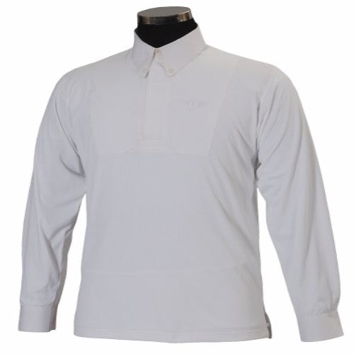 TuffRider ADAM Boys Longsleeve Show Shirt, White
