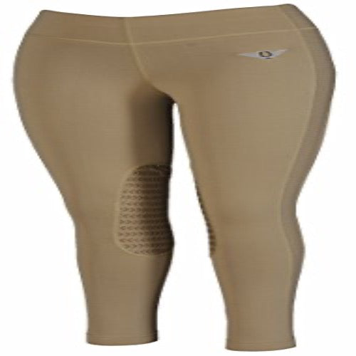 TuffRider Women's Ventilated Schooling Tights, Safari/Safari