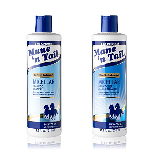 Mane 'n Tail Micellar Sulfate Free Shampoo and Conditioner Biotin Infused 11.2 Ounce Each
