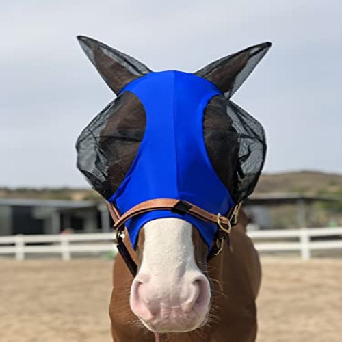 TGW RIDING Horse Fly Mask Super Comfort Horse Fly Mask Elasticity Fly Mask with Ears We Only Make Products That Horses Like