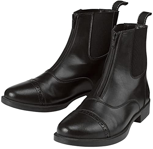 Dover Saddlery Riding Sport Ladies' Provenance Zip Paddock Boots, Size 8, Black
